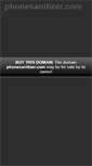 Mobile Screenshot of phonesanitizer.com